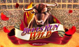 Imagem do jogo Bulls Run Wild disponível no g55bet